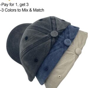 Baseball Cap Cotton Adjustable 3 Packs - Image 2