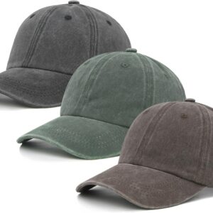 Baseball Cap Cotton Adjustable 3 Packs - Image 7