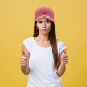 Baseball Cap Cotton Adjustable Unstructured 3 Pack - Image 3