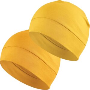 Cotton Beanie Sleep Hats 2-Pack Lightweight - Image 10