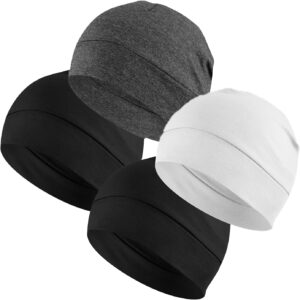 Cotton Beanie Sleep Hats 2-Pack Lightweight - Image 13