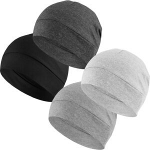 Cotton Beanie Sleep Hats 2-Pack Lightweight - Image 20