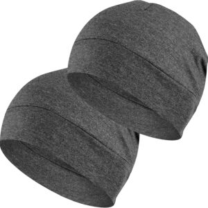 Cotton Beanie Sleep Hats 2-Pack Lightweight - Image 21