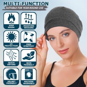 Cotton Beanie Sleep Hats 2-Pack Lightweight - Image 4