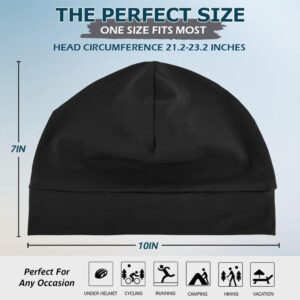 Cotton Beanie Sleep Hats 2-Pack Lightweight - Image 5