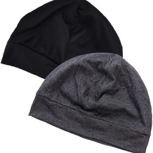 Cotton Beanie Sleep Hats 2-Pack Lightweight - Image 8