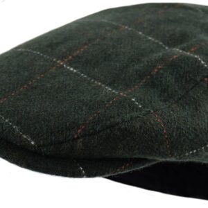 Men's Classic Herringbone Wool Blend Newsboy Hat Large X-Large Charcoal - Image 16