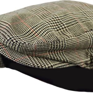 Men's Classic Herringbone Wool Blend Newsboy Hat Large X-Large Charcoal - Image 20