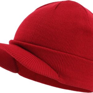 Men's Winter Beanie Hat Warm Double Knit - Image 15