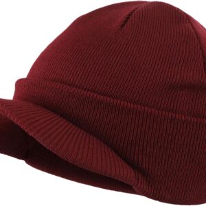 Men's Winter Beanie Hat Warm Double Knit - Image 17