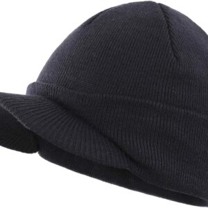 Men's Winter Beanie Hat Warm Double Knit - Image 22
