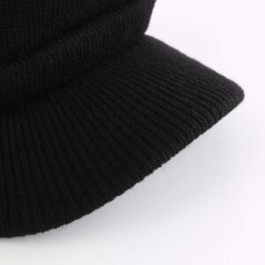 Men's Winter Beanie Hat Warm Double Knit - Image 4