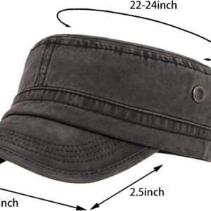 Military Style Cap Cotton Polyester Unisex - Image 3
