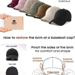 Unisex Baseball Cap Adjustable Washed Cotton - Image 6