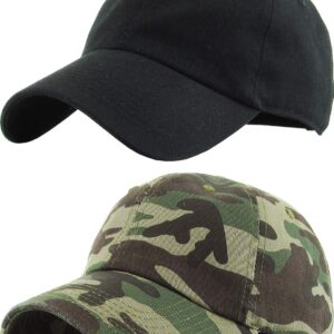 Unisex Cotton Adjustable Baseball Cap Low Crown - Image 10