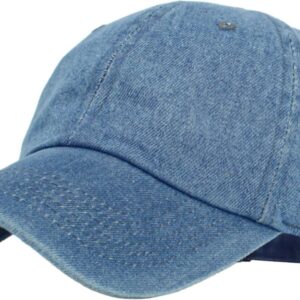 Unisex Cotton Adjustable Baseball Cap Low Crown - Image 20