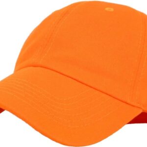 Unisex Cotton Adjustable Baseball Cap Low Crown - Image 23