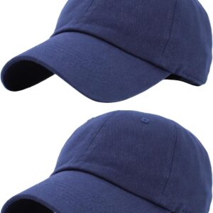 Unisex Cotton Adjustable Baseball Cap Low Crown - Image 24