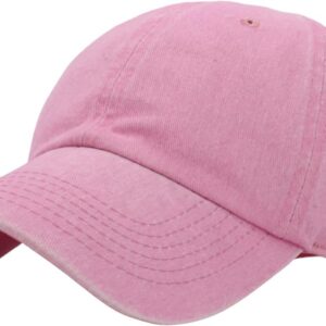 Unisex Cotton Adjustable Baseball Cap Low Crown - Image 25