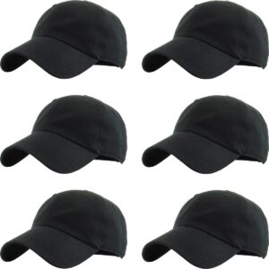 Unisex Cotton Adjustable Baseball Cap Low Crown - Image 26