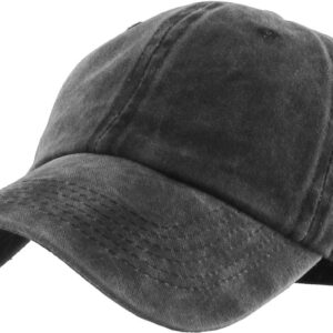 Unisex Cotton Adjustable Baseball Cap Low Crown - Image 30
