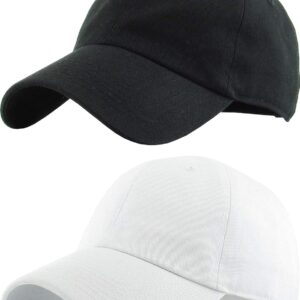 Unisex Cotton Adjustable Baseball Cap Low Crown - Image 46