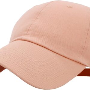 Unisex Cotton Adjustable Baseball Cap Low Crown - Image 50
