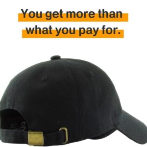 Unisex Cotton Adjustable Baseball Cap Low Crown - Image 6