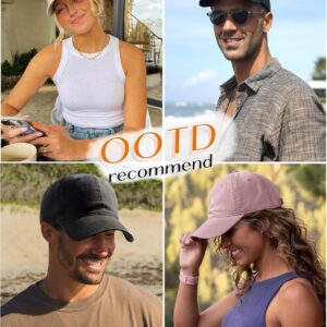 Unisex Vintage Baseball Cap Washed Cotton Adjustable - Image 5