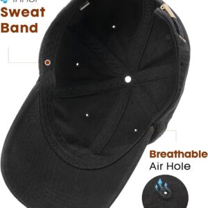 Unisex Vintage Baseball Cap Washed Cotton Adjustable - Image 7